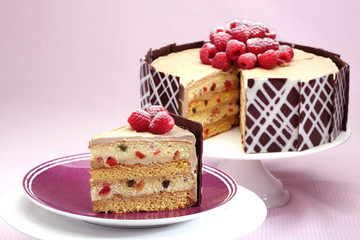 cheesecake with chocolate