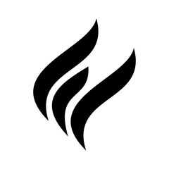 Obraz premium Black abstract logo design template. isolated on white background