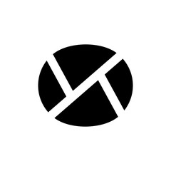 Black abstract logo design template. isolated on white background