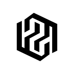 Black abstract logo design template. isolated on white background