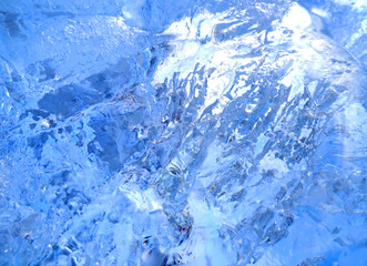 Abstract close-up of ice