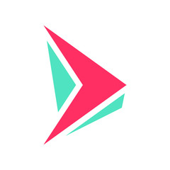 Colorful abstract logo design template. isolated on white background