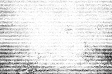 Halftone monochrome grunge horizontal lines texture.