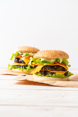fresh tasty burger