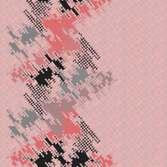 Seamless abstract pattern with touch elements. Trendy graphic design. Vector background.