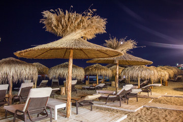 umbrellas on the beach