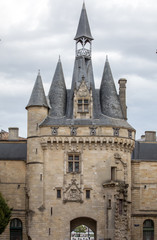 Fototapeta premium City Gate Cailhau, medieval gate in Bordeaux, Gironde department, France