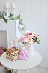 wedding cake with flowers