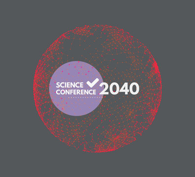 Science conference. Sphere. Business event invitation template. Can be used for online courses, master class, seminar, presentation, webinar or lecture. Vector illustration.