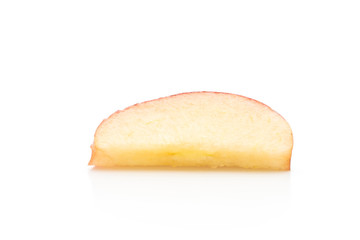 fresh red apples sliced