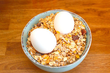 eggs in a breakfastbowl