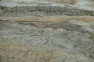 the holes in the clay