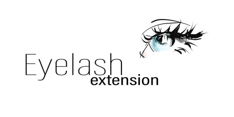 Hand drawn beautiful woman's eye with long eyelashes. Vector template. Beauty industry