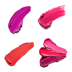 Fototapeta premium lipstick paint color makeup beauty sample