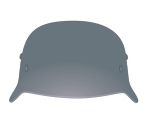 Fototapeta premium Military helmet. vector illustration