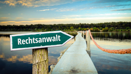 Schild 381 - Rechtsanwalt