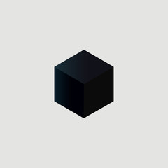 Cube icon, flat design cube, cube icons graphic design vector symbol