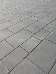 Graue Pflastersteine