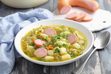 Dutch Split Pea Soup, Erwtensoep