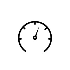 Speedometer icon vector for graphic design, logo, web site, social media, mobile app, ui illustration