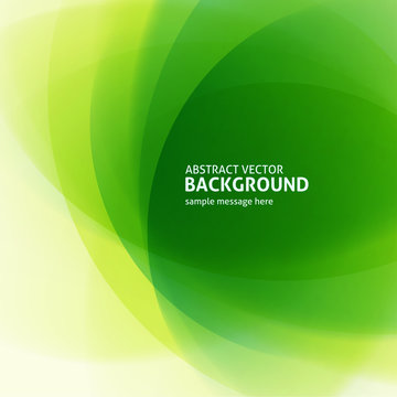 Abstract clean green light lines modern background vector illustration