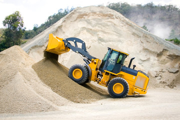 Wheel Loader at Quarry