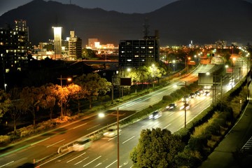 夜の道路