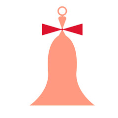 Obraz premium Bell flat illustration on white