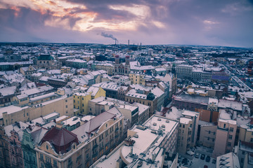 Aerial view of Pilsen