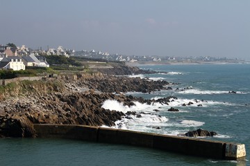 Pors poulhan, petit village breton en finistère sud