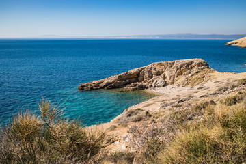 Fototapeta na wymiar Küstenlandschaft an der Adria in Kroatien