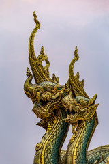 Fototapeta premium Sirinthorn Wararam Phupao Temple, Ubon Ratchathani, Thailand