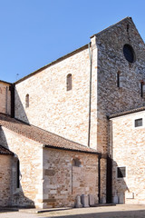 Fototapeta na wymiar Aquileia, Italy. View of Basilica di Santa Maria Assunta.