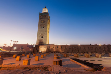 Koutoubia Mosque in Marrakesh