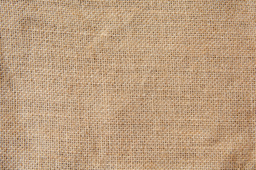 Fototapeta na wymiar Brown burlap, sackcloth texture background