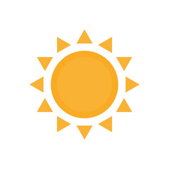  Summer sun icon, vector. Sun icon. 