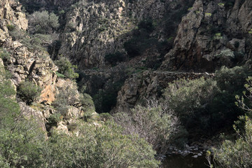 Tratto del sentiero Via dell'Argento