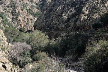 Tratto del sentiero Via dell'Argento