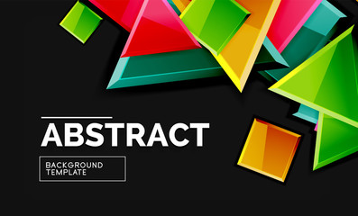 Shiny style geometric background