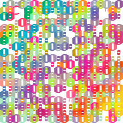 Abstract 3d colorful cube shapes, background design. Vector illustration.