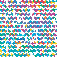 Colorful wavy corner zigzag lines, pattern background.