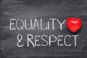 equality and respect heart - obrazy, fototapety, plakaty