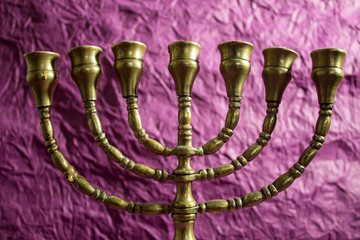 jewish candlestick menorah