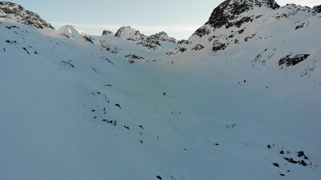 zoom shot of small valey