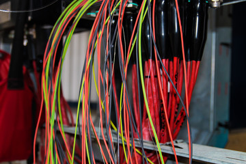 Connection of wires in the terminal box
