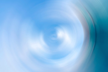 Abstract Background Of blue Spin Circle Radial Motion Blur.