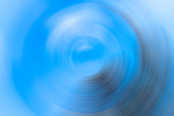 Abstract Background Of blue Spin Circle Radial Motion Blur.