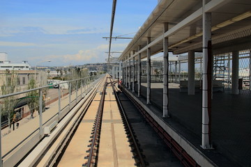 Naklejka premium Metro