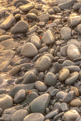 Beach pebbles at Cape Dramont near Saint-Raphael