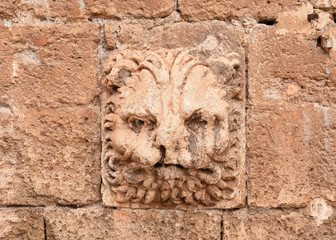 Alméria Espagne Cathedrale de l'incarnation tête de lion